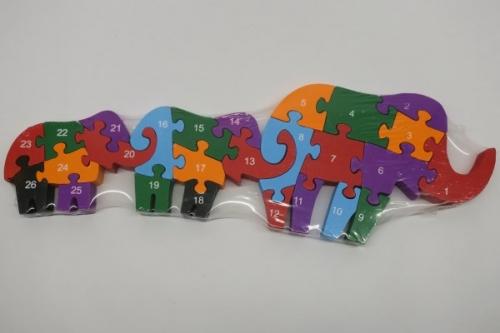 Puzzle, 3 Elefanten