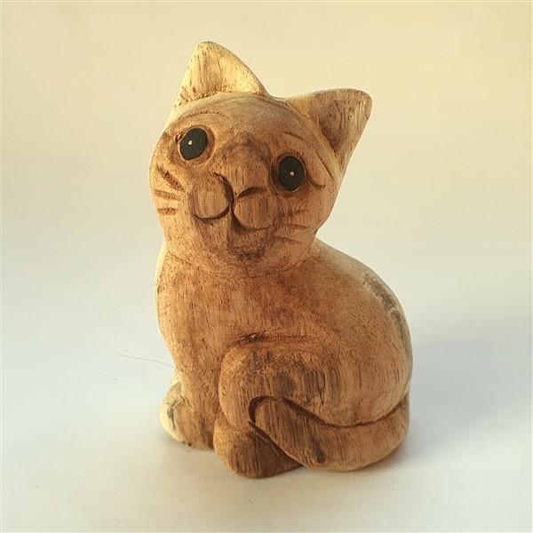 Katze, sitzend, h11cm