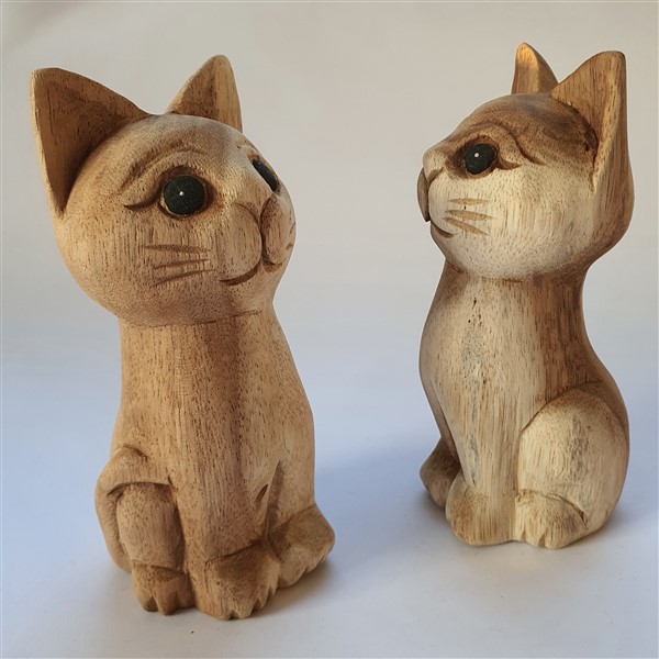 Katze, stehend, h15cm 