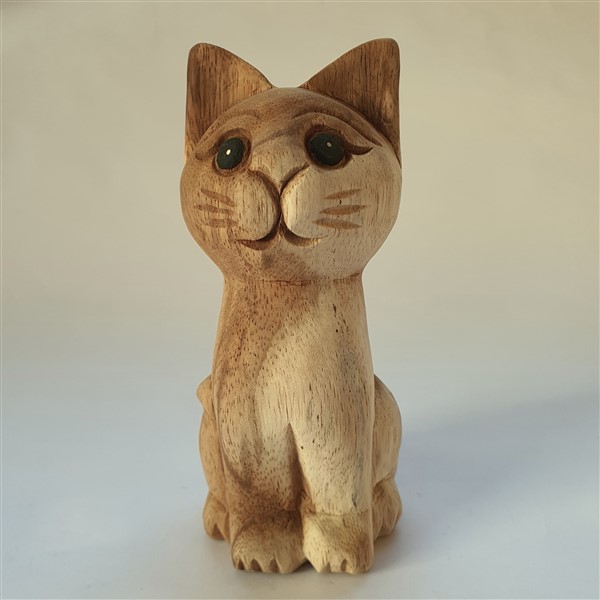 Katze, stehend, h15cm 