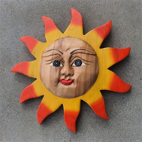 Sonne, bemalt, d~25 cm 