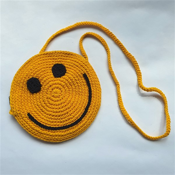 Umhängetasche, "smile", d~11cm