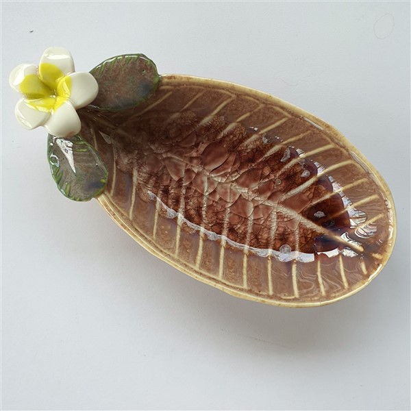 Keramikschale, aubergine