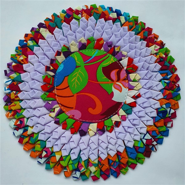 Platzdecke, d20cm, bunt