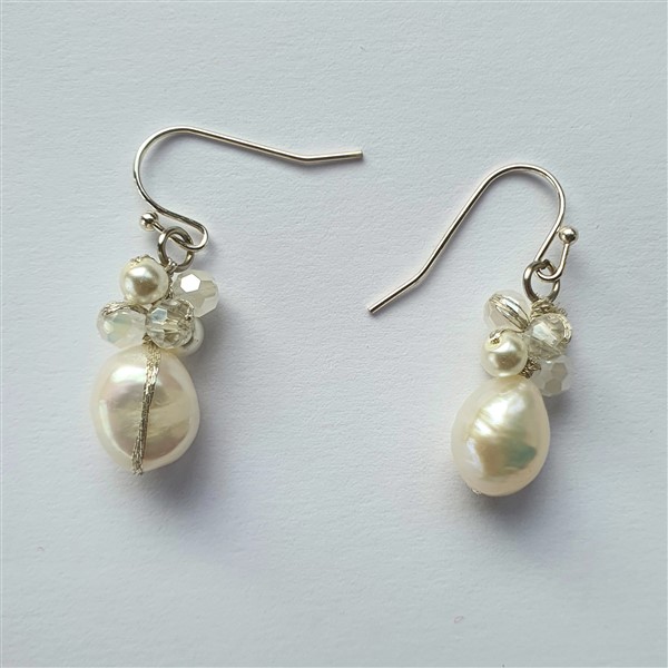 Ohrringe, Zuchtperlen