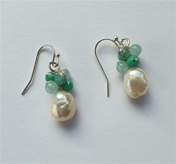 Ohrringe, Zuchtperlen 