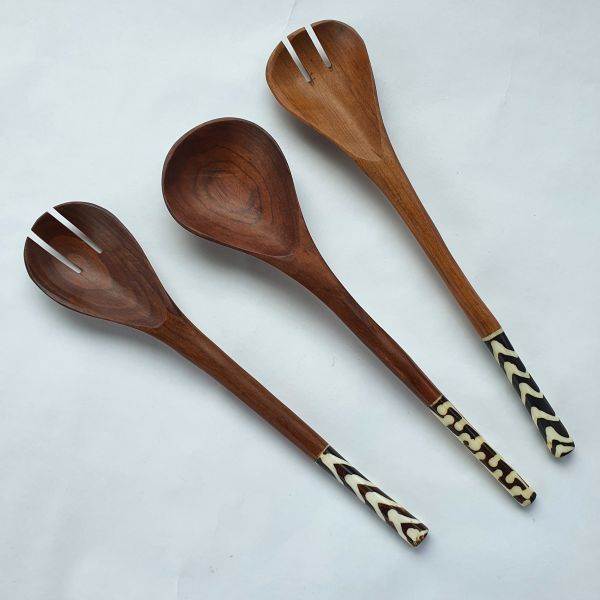 großer Servierlöffel, 3 Stück  