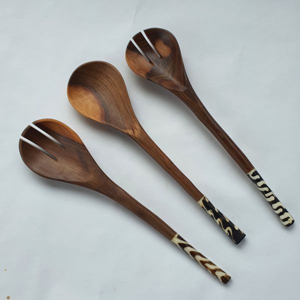 großer Servierlöffel, 3 Stück