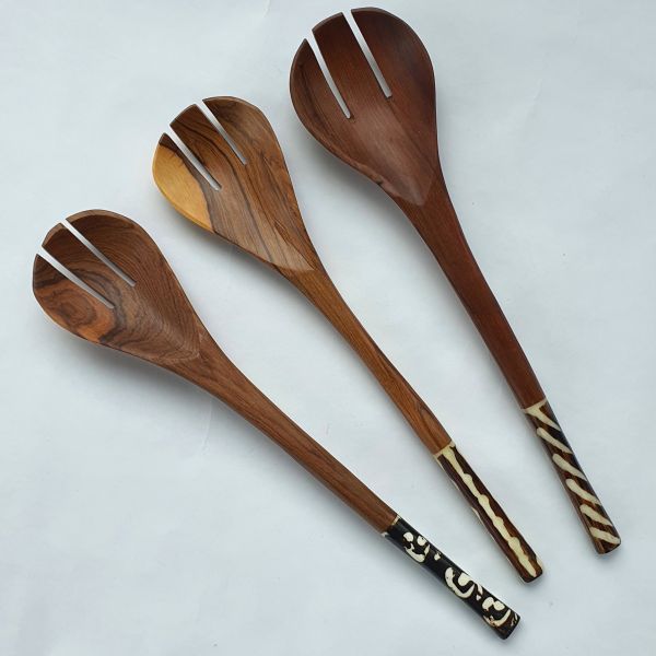 großer Servierlöffel, 3 Stück 