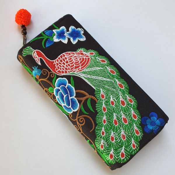 Geldtasche, "Lotus blau" 