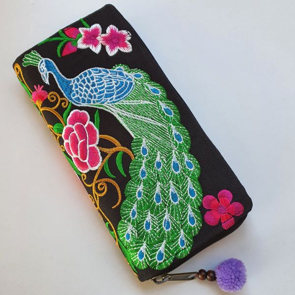 Geldtasche, "Lotus rot"