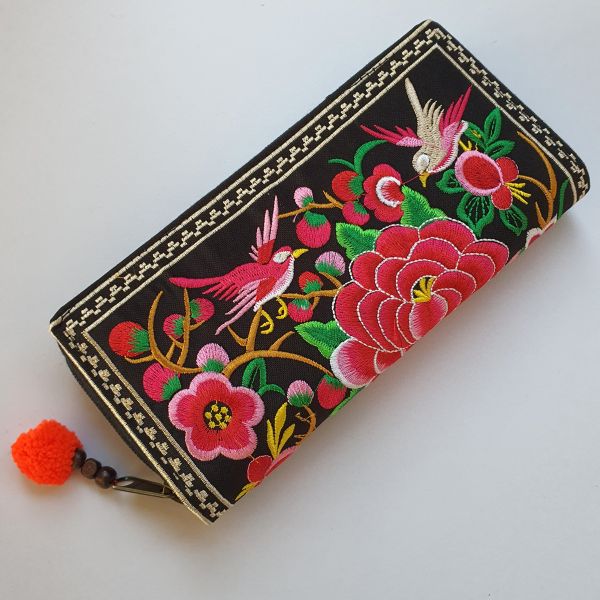 Geldtasche, "Vögel"  
