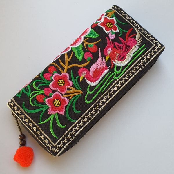 Geldtasche, "Vögel"  