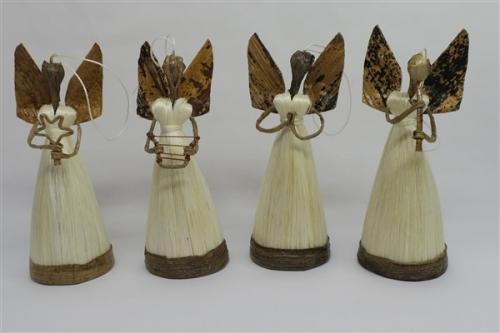 Engel aus Sisal h~13cm, stehend